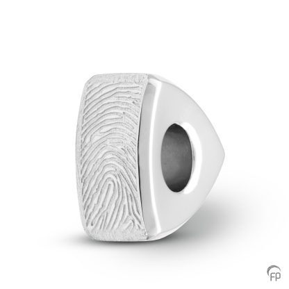 MB 004.FP Assieraad Memorial Bead met fingerprint