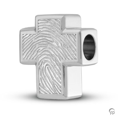 MB 006.FP Assieraad Memorial Bead met fingerprint