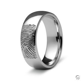 RF 04.7 Ring glanzend met fingerprint