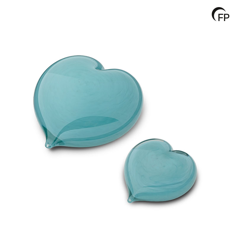 GU 112 S Glazen mini urn hart - Afbeelding 2