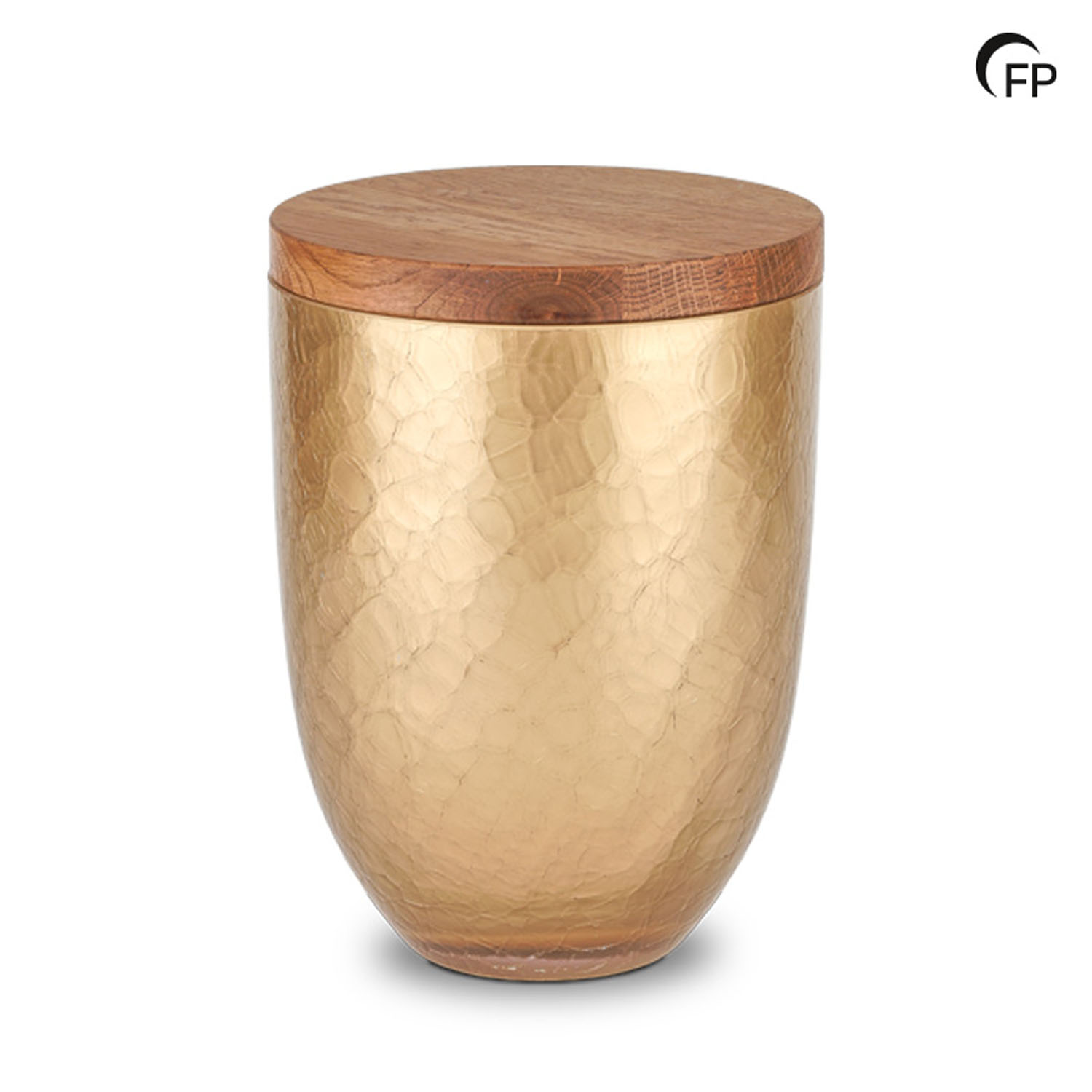 GU 403 Glazen urn Oak Crackel