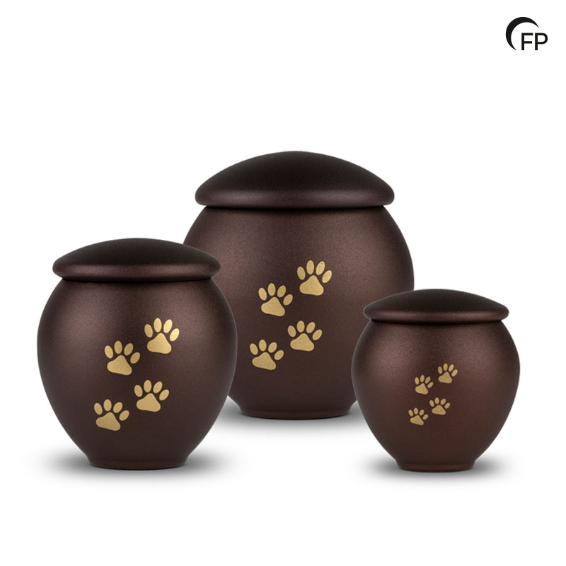 HU 903 S Metaal dierenurn klein - Bronze Memory - Afbeelding 2