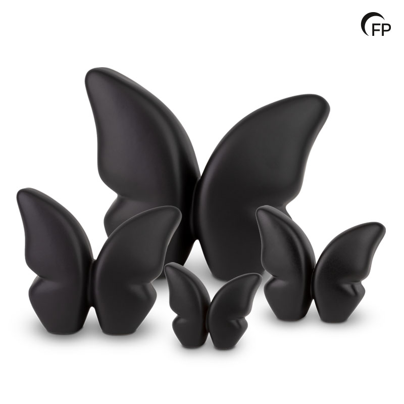 KU 071 M Keramische medium urn Butterfly - Afbeelding 2