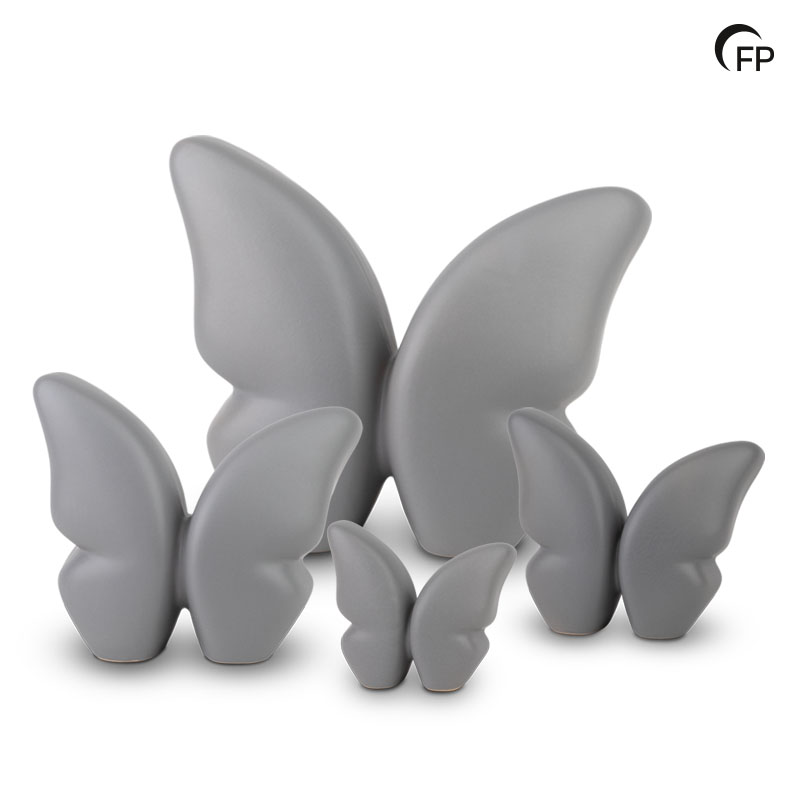 KU 073 M Keramische medium urn Butterfly - Afbeelding 2
